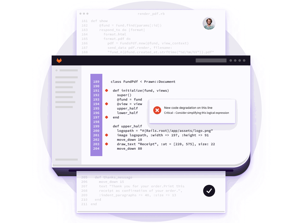 Brand image of GitLab product
